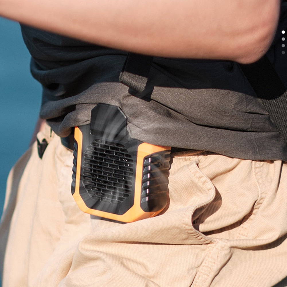 The Little Blower-Portable Hands-Free Fan + Portable Charger